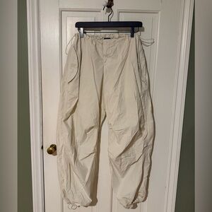Women’s Cargo Pants - Cream Size Small